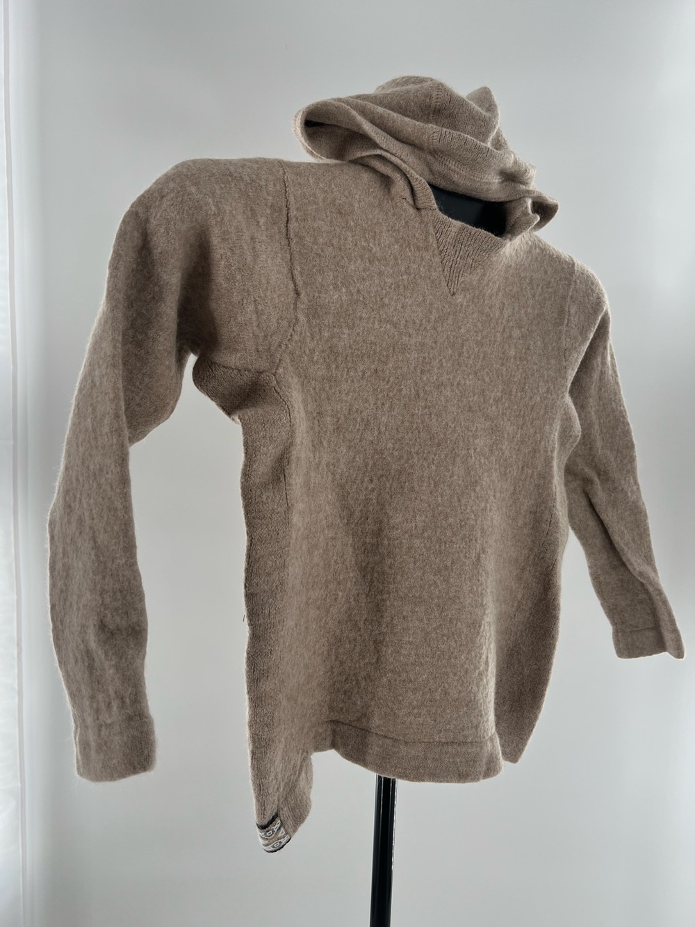 Men's Crewneck Wool Blend Sweater - Taupe